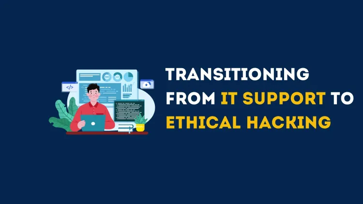 How to Transition from IT Support to Ethical Hacking |  A Complete Guide to Building a Career in Cybersecurity