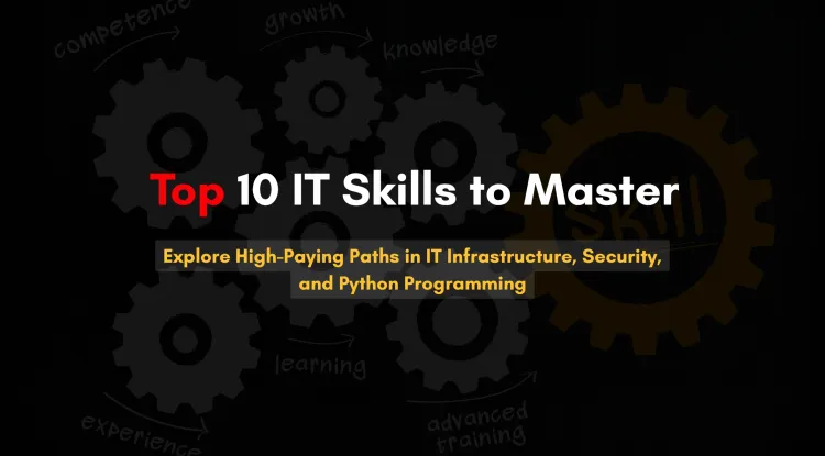 Top 10 IT Skills to Master |  A Comprehensive Guide to High-Paying Jobs in IT Infrastructure, Cybersecurity, Ethical Hacking, Data Science, and Full Stack Python Development