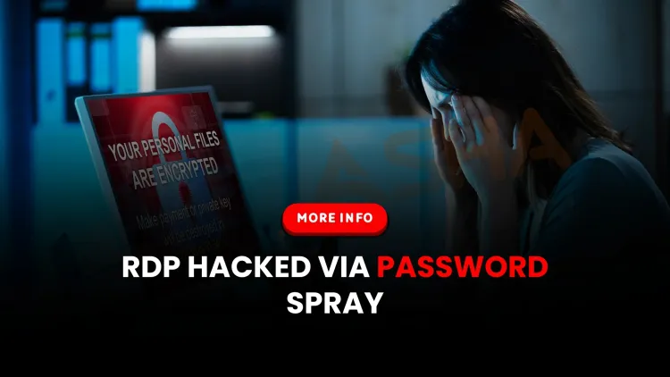 How Do RDP Servers Get Hacked? Password Spray Attack Leads to RansomHub Ransomware Breach (2025 Case Study)
