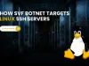 What is the SVF botnet malware and how are cybercriminals using it to exploit Linux SSH servers?