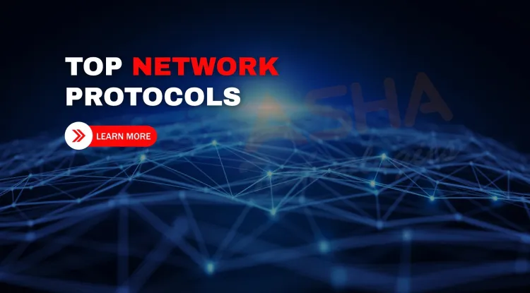 What are the key network protocols used in 2026 and how are they categorized across OSI layers?