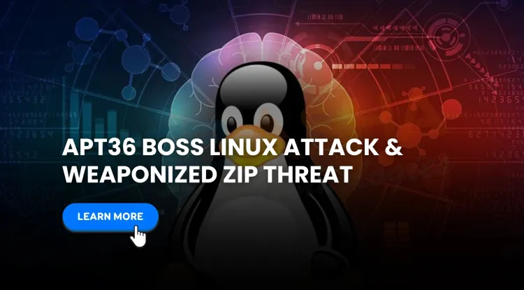 What is the APT36 BOSS Linux attack and how are weaponized ZIP files used to compromise systems?