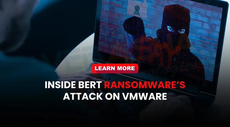 What is BERT ransomware and how does it target ESXi virtual machines?