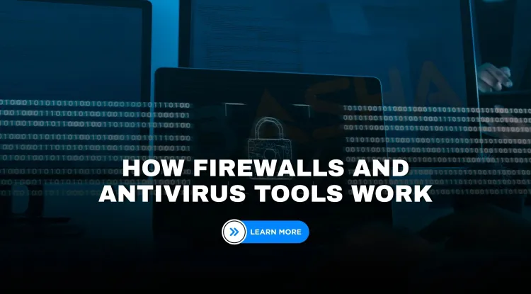 What is the difference between a firewall and antivirus software, and why are both necessary for cybersecurity?