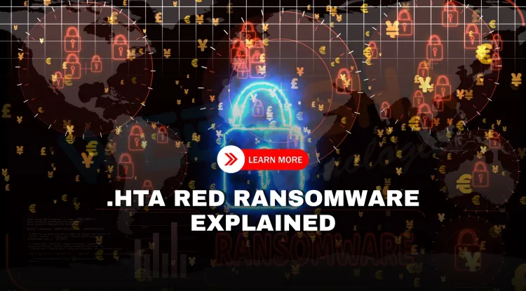 What is the .HTA Red Ransomware attack and how are hackers using verification scams to infect victims?